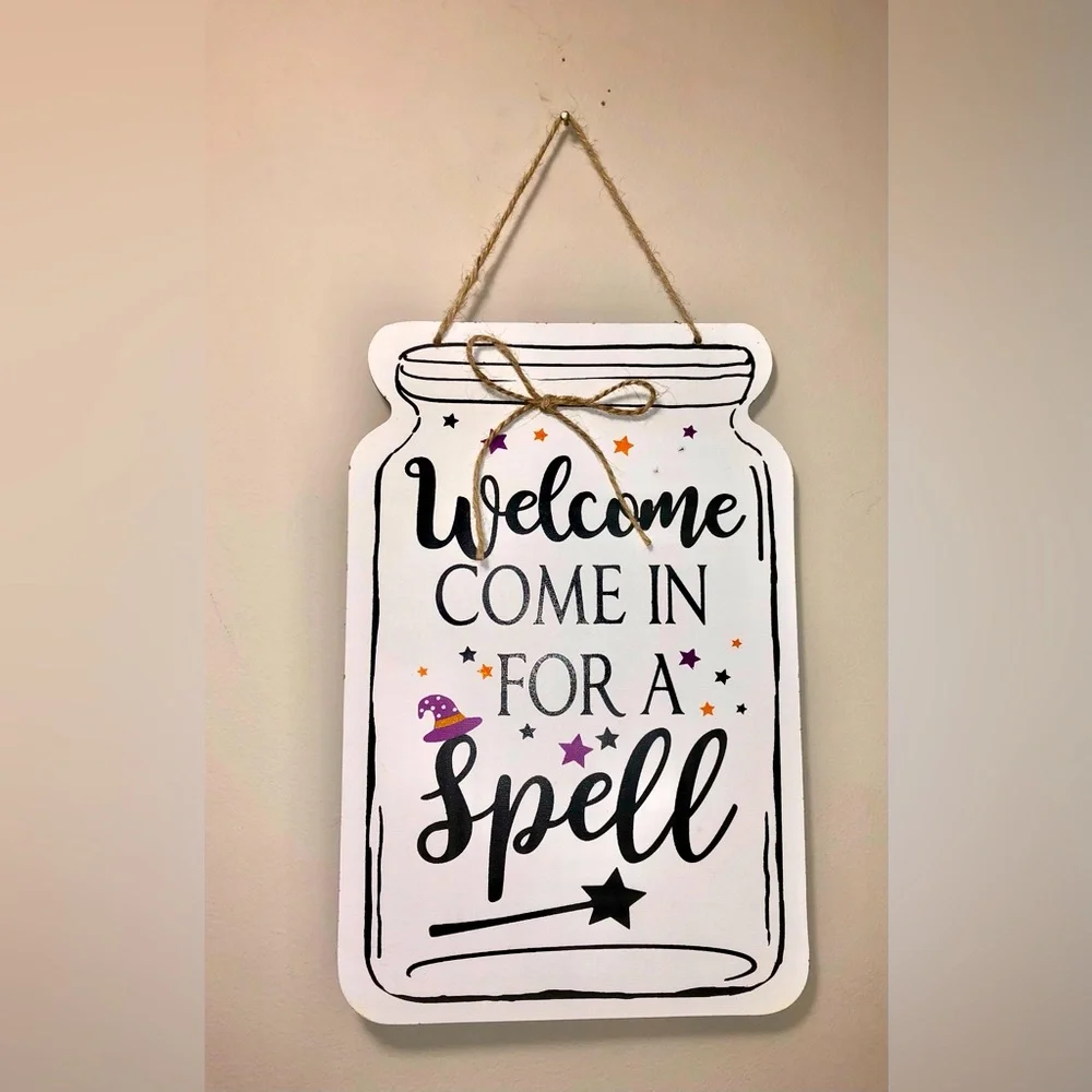 🧹 WITCHY HALLOWEEN SIGN 🧹